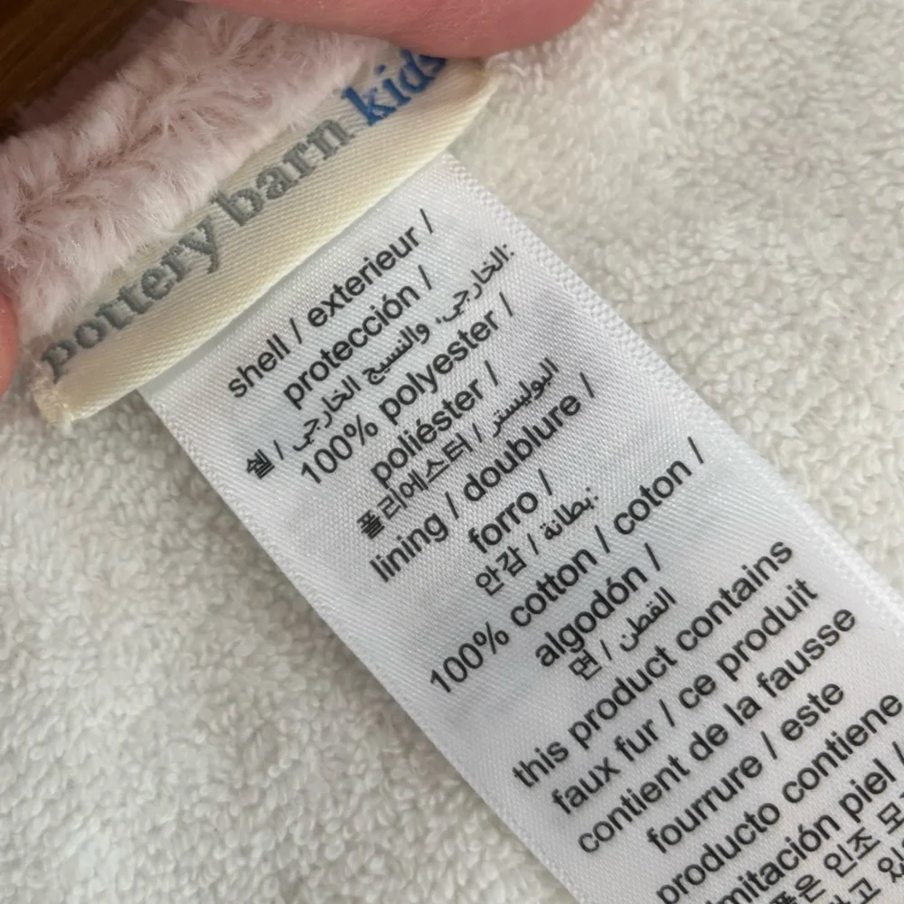 Pottery Barn Kids Baby Hooded Wrap Towel